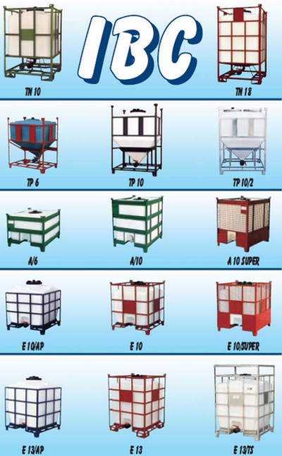 Conteneur Réservoir Plastique de Stockage et Transport IBC