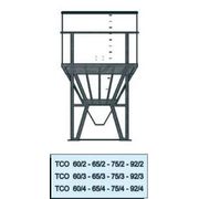 Cuve Reservoir Plastique Cylindrique à Fond Conique et à Ciel Ouvert pour Poudres et Granulés - PE PEHD HDPE